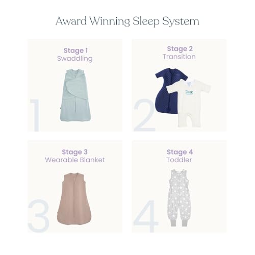Magic Sleepsuit Baby Merlin's Cotton Baby Swaddle Transition Product - Soft and Cozy Design, Double Zipper for Easy Diaper Changes, Promotes Safe Sleep, 3-6 Months - Yellow - Large 18-21lbs