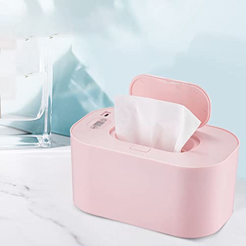 Baby Wipe Warmer, Portable Wipes Heater with Adjustable Thermostat & PP Material for Home and Car Use ()