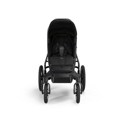 Thule Urban Glide 4-Wheel Single Child All-Terrain Stroller, Full-Suspension System, Air-Filled Tires, Upright seat with Adjustable Recline and Built-in Leg Rest, Baby Stroller