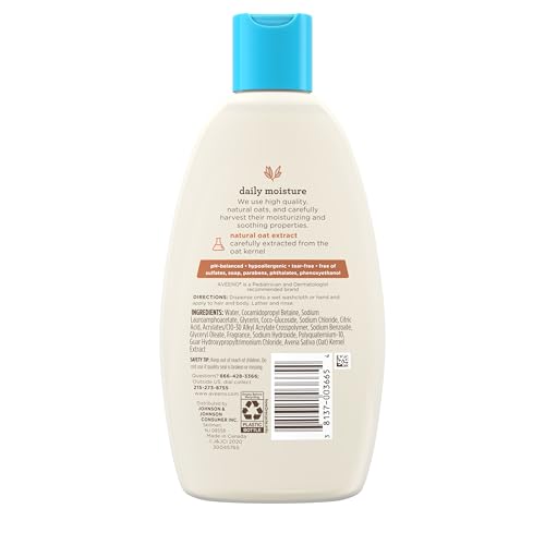 Aveeno Baby Wash & Shampoo For Hair & Body, Tear-Free, Fresh, 8 Oz
