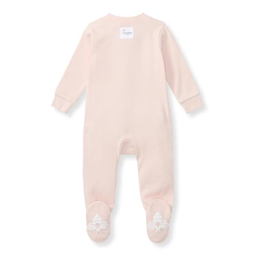 Burt's Bees Baby Girls' Organic Cotton, Sleep and Play Footed Pajamas
