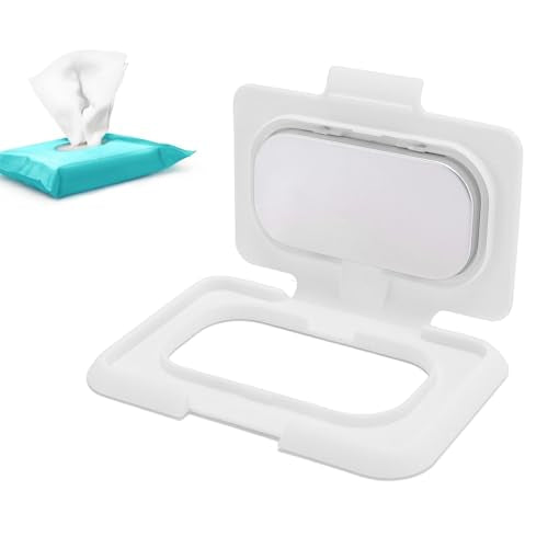 Baby Wet Wipes Warmer, USB Wipes Heater, Constant Temperature Portable Large Capacity Paper Dispenser, Fast and Even Heating for Home and Car (White)