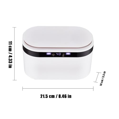 PandaEar Baby Wipe Warmer, Large Capacity Moist Wipe Dispenser with 5-Level Temperature Heating Control, Quiet & Even Heating, Diaper Wipe Warmer with Night Light