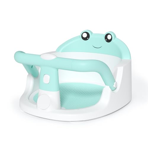 Baby Bath Seat for Babies 6 Months & up, Non-Slip Infant Bathtub Seat with Suction Cups, Toddler Bath Support for Tub for Sitting Up