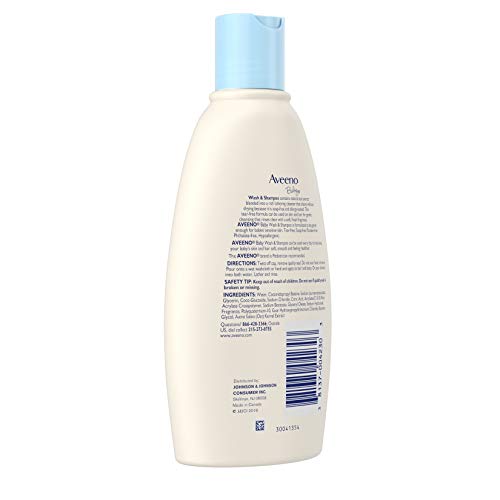 Aveeno - Baby Wash & Shampoo Natural Oat Formula Lightly Scented - 12 oz.