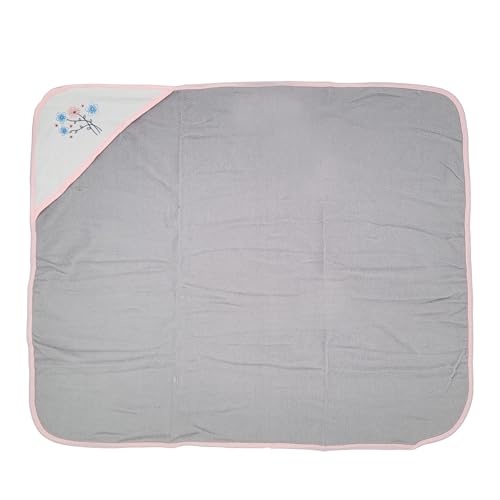 Buttons & Stitches Baby Girl 3 Pack Rolled/Carded Hooded Towels in Fresh Florals Print, GS71768