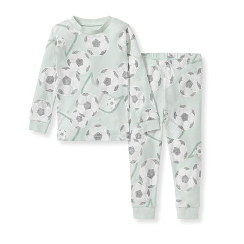 Burt's Bees Baby Organic Cotton Pajamas for Boys, Toddler PJ Set, 2-PC