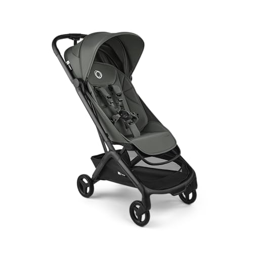 Bugaboo Butterfly 2 Ultra-Compact Travel Stroller – One-Second Fold, Airplane Carry-On Approved Lightweight Stroller with Reclining Seat, Suspension Wheels & Adjustable Footrest – Green