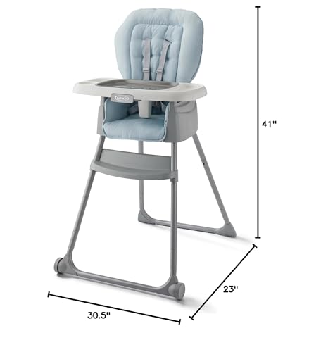Graco Made2Grow 5-in-1 Convertible Highchair Adjustable Baby to Toddler Seat, Hudson