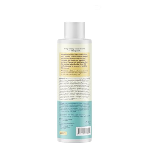 Hello Bello Baby Bubble Bath, Gentle Coconut Vanilla Scent, for Babies and Kids, 10oz Bottle