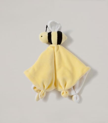 Burt's Bees Baby Baby Plush Toy Lovey, Hold Me Bee Stuffed Security Blanket, Infants Comfort Object, Made with Organic Velour Shell with Polyester, Sunshine Color, Size 12x12x3 Inches