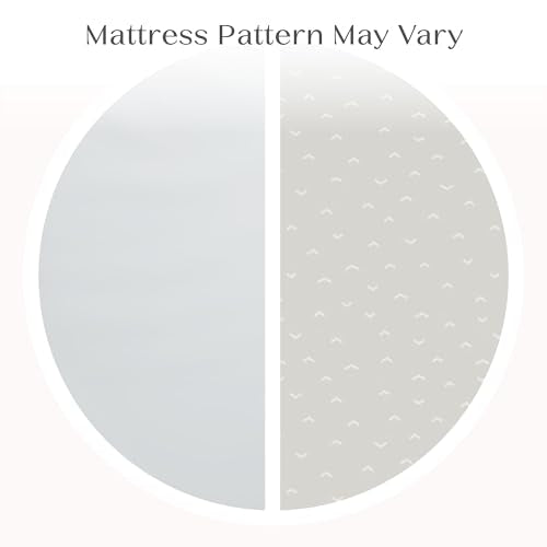 Delta Children Twinkle Galaxy Limited 4-inch Mini Crib Mattress - Premium Sustainably Sourced Fiber Core - Waterproof - GREENGUARD Gold Certified (Non-Toxic) - 5 Year Warranty - Made in USA
