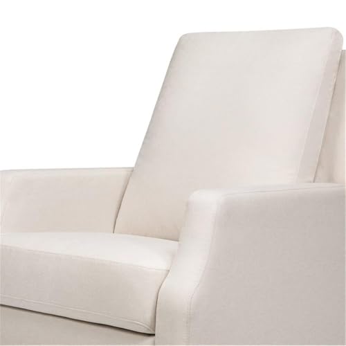 Namesake Crewe Glider Recliner Nursery Chair - GREENGUARD Gold & Certi-PUR US Certified Rocker Recliner - Glider Rocking Chair for Nursery & Living Room - Manual, 360° Swivel, Performance Cream