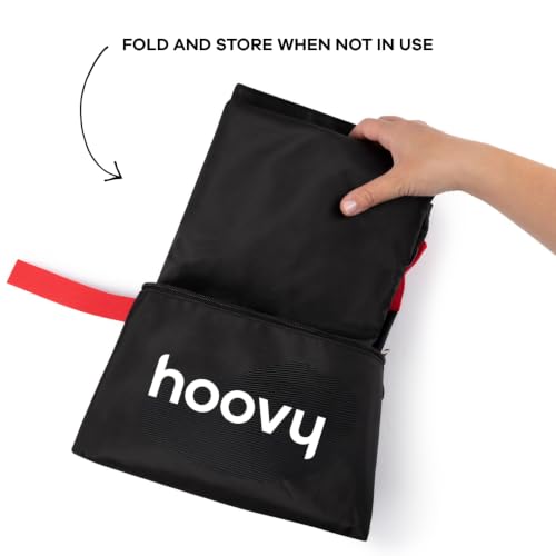 Hoovy Car Seat Travel Bag, Universal Gate Check Backpack with Adjustable Straps, Water-Resistant, Lightweight, Black