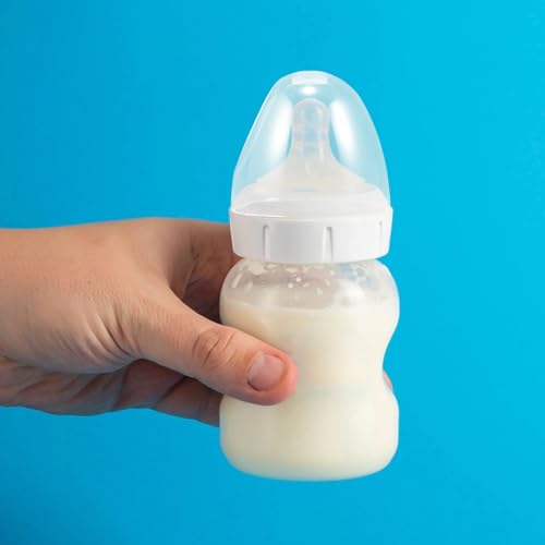 Beatifufu Baby Bottle Caps Replacement Compatible with Pigeon Milk Bottle Lids Leak-Proof Feeding Bottles Screw Caps for Home Travel 3 Pack 2.44X2.44X2.16In