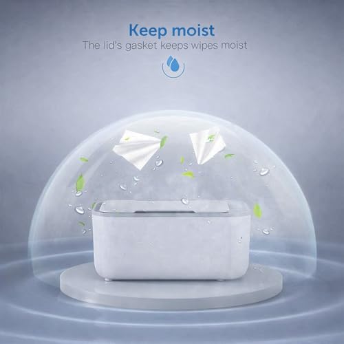 Deluxe Baby Wipe Warmer Dispenser, 3 Heating Modes, Touch Control, Large Capacity, Even Warming for Newborn & Night Use