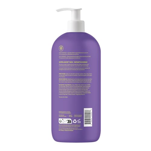 ATTITUDE Shampoo and Body Wash for Kids, EWG Verified Hair and Body Cleanser, Dermatologically Tested Soap, Plant and Mineral Based Bath Products, Vegan, Vanilla and Pear, 32 Fl Oz