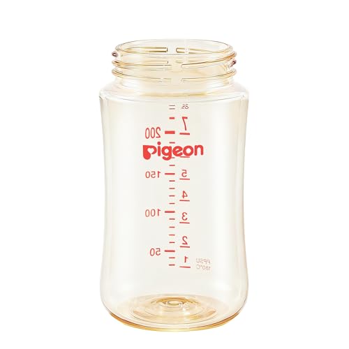 Pigeon PPSU Baby Bottle Replacement Body – 8.1 oz/240 ml, Wide Neck, Heat-Resistant, Drop-Proof, Durable, Easy to Clean, Perfect for 3+ Months Baby, 1 Pack