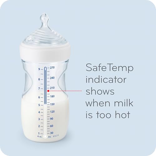 NUK Simply Natural Baby Bottle with SafeTemp