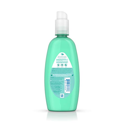 Johnson's No More Tangles Toddler & Kids Detangling Spray to Unlock Knots in Hair, Hypoallergenic & Paraben-Free, No More Tears Tear-Free Formula For Wet or Dry Hair, 10 fl. oz
