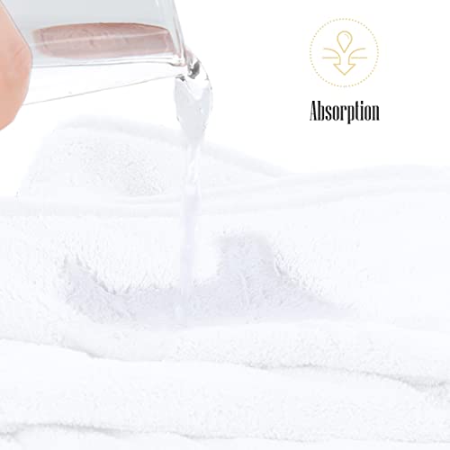 CORAL DOCK 3 Pack Baby Hooded Bath Towel Sets, Ultra Absorbent Baby Essentials Item for Newborn Boy Girl, Baby Bath Shower Towel Gifts for Infant and Toddler - Neutral Feather Jungle