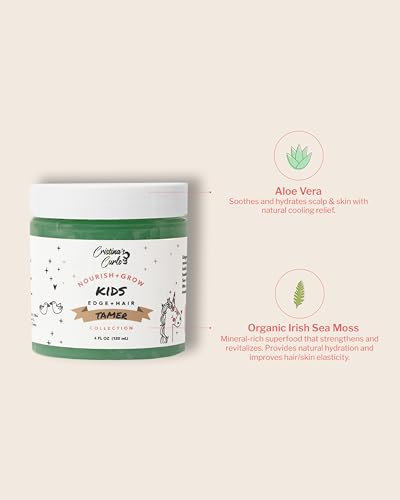 Cristina's Curls Edge Control Gel, Non-Flaking Hold for Curly Hair, Baby Hairs and Flyaways, Kid-Safe Formula