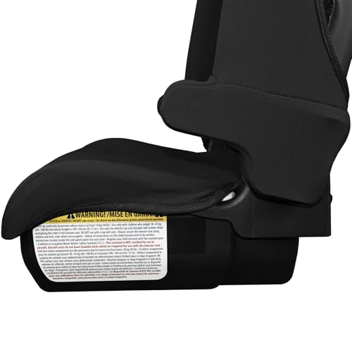 Diono Airi Lightweight High Back Booster Seat, Foldable Travel Friendly, Slim 3-Across Fit, 40–100 lbs/43–57 in, Frontal Impact Protection, Black