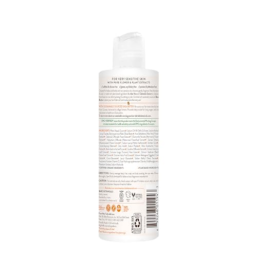 Babo Botanicals Sensitive Baby 2-in-1 Shampoo & Wash - Shea Butter, Calendula & Aloe - Cruelty-Free, Vegan - Pediatrician Tested - EWG Verified - For Babies & Kids