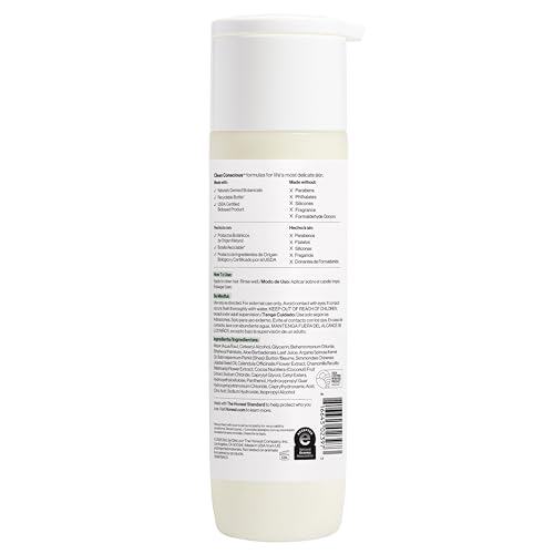 The Honest Company Silicone-Free Conditioner | Gentle for Baby | Naturally Derived, Tear-free, Hypoallergenic | Fragrance Free Sensitive, 10 fl oz
