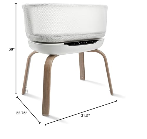 Graco® SmartSense Soothing Baby Bassinet – Smart Newborn Bassinet Detects and Automatically Responds to Baby's Cries – for Newborn Babies to 6 Months