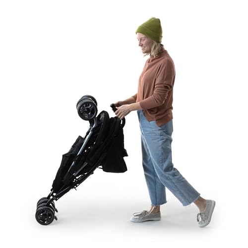 3Dlite Convenience Stroller, Gray – Lightweight Stroller with Aluminum Frame, Large Seat Area, 4 Position Recline, Extra Large Storage Basket – Infant Stroller for Travel and More