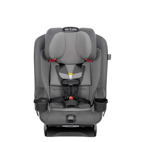 Safety 1st EverSlim 4-in-1 Convertible Car Seat, SecureTech Chest Clip, Ultra-Slim, 4-Mode Infant to Booster, Baby Car Seat, 5-100 lbs, Memory Foam, Office Space