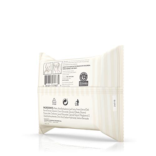 Baby Hand & Face Wipes, 25 Disposable Wipes, Aveeno