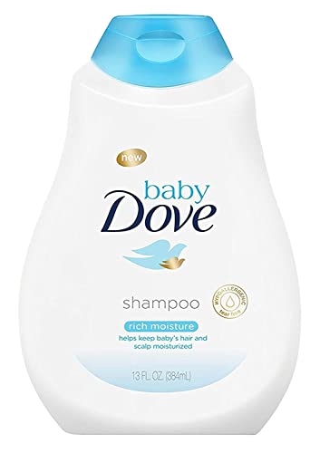 Dove, Baby Tear Free Shampoo, Rich Moisture - 13.5 Fl Oz / 400mL (Pack of 1)