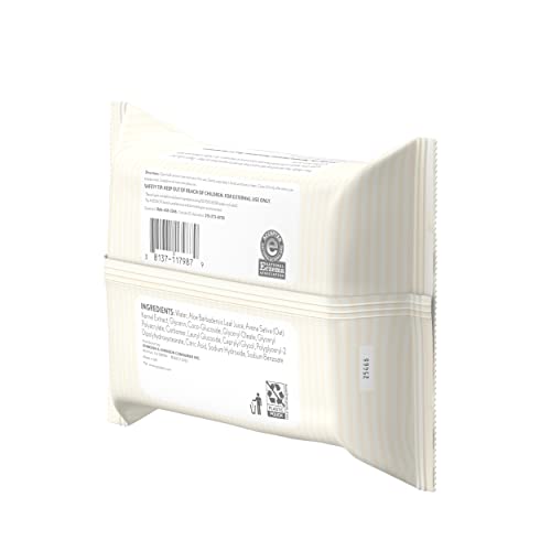 Aveeno Baby Fragrance-Free Hand & Face Wipes with Oat Extract & Aloe, Cleansing & Moisturizing Baby Wipes for Sensitive Skin, Sulfate-, Alcohol-, Paraben- & Dye-Free, Hypoallergenic, 25 ct (Pack of 4)