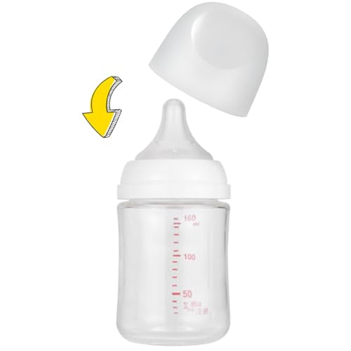 Baby Bottle Caps Compatible with Pigeon Nursing Bottles, 4 Count