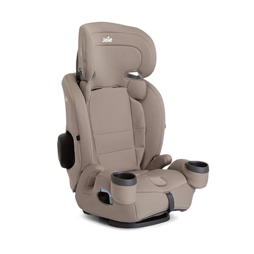 Joie Saffron SI 4-in-1 Car Seat – Car Seat for Infants to Toddlers to Big Kids - 4 Modes, 10-Position No-Rethread Headrest & Harness (Mocha)