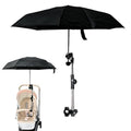 Universal Umbrella Mount Holder,180° Adjustable Umbrella Holder for Stroller,Hole Diameters 0.8-1.3cm,Umbrella Clamp Umbrella Stretch Mount Stand Holder for Stroller,Wheelchair,Walker,Rollator