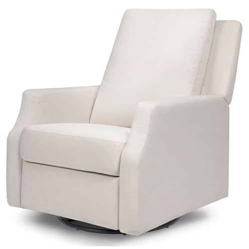 Namesake Crewe Glider Recliner Nursery Chair - GREENGUARD Gold & Certi-PUR US Certified Rocker Recliner - Glider Rocking Chair for Nursery & Living Room - Manual, 360° Swivel, Performance Cream