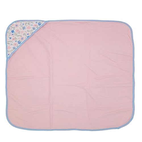Buttons & Stitches Baby Girl 3 Pack Rolled/Carded Hooded Towels in Fresh Florals Print, GS71768