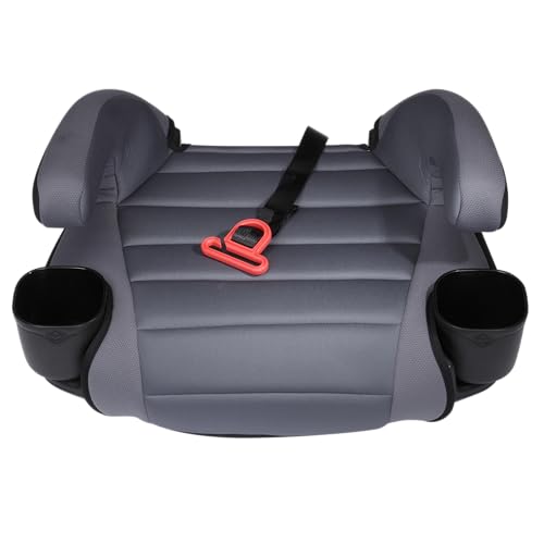 Safety 1st Grow and Go 2-in-1 Booster Car Seat with ComfortWings, Converts High-Back to Backless, 19" Wide, Slim Design, Lightweight, Foldable, Easy-Clean, Cup Holders, 40-100 lbs, Crushed Grape