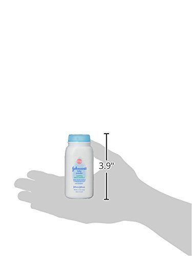 Johnson's Baby Cornstarch Baby Powder, 1.5 oz | Naturally Derived | With Aloe & Vitamin E | For Delicate Skin | Hypoallergenic