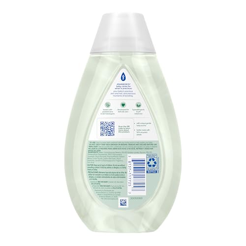 Johnson's Baby Soothing Vapor Bath with Calming Aromas to Relax Babies, Gentle No More Tears Formula, Soothes & Comforts Baby, Hypoallergenic, No Added Parabens, Sulfates & Dyes, 13.6 fl. oz