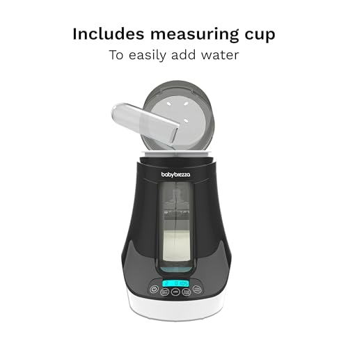 Baby Brezza Fast Baby Bottle Warmer - Baby Milk + Breastmilk Warmer Defroster – 2 Unique Temperatures for Breastmilk + Formula - Universal Fit for All Bottles, Bags + Jars