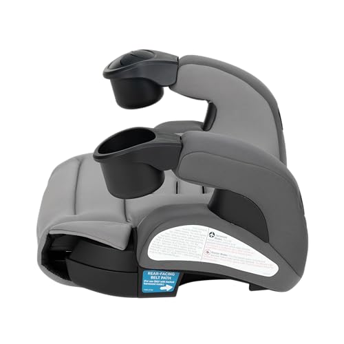Safety 1st EverSlim 4-in-1 Convertible Car Seat, SecureTech Chest Clip, Ultra-Slim, 4-Mode Infant to Booster, Baby Car Seat, 5-100 lbs, Memory Foam, Office Space