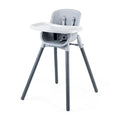 Chicco Zest 4-in-1 Folding High Chair, Feeding Chair, Toddler Chair and Youth Stool, Multi-Use Easy Clean High Chair, Seasalt/Grey