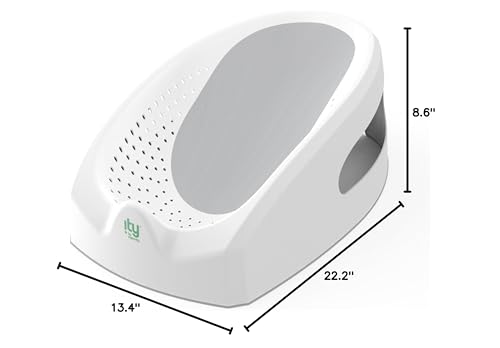 Ingenuity Easy Rinse Bather Baby Bath Seat, Non-Slip Soft Support, 0-6 Months, Up to 20 lbs