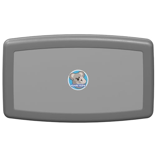 Koala Kare Surface-Mounted Horizontal Baby Changing Station, Model KB300-01 (Grey)