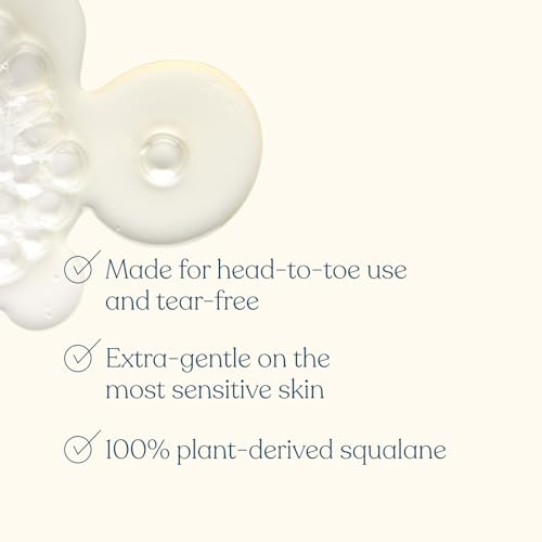 Pipette Baby Shampoo and Body Wash - Vanilla + Ylang Ylang, Tear-Free Bath Time, Hypoallergenic, Moisturizing Plant-Derived Squalane, Non-Toxic, Sulfate Free, 11.8 fl oz