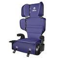 Diono Connect3 RXT 2-in-1 High Back Booster, Slim Fit 3-Across in Many Mid-Sized Sedans and SUVs, for Children from 40-120 lbs., Lightweight with Latch, Purple Wildberry
